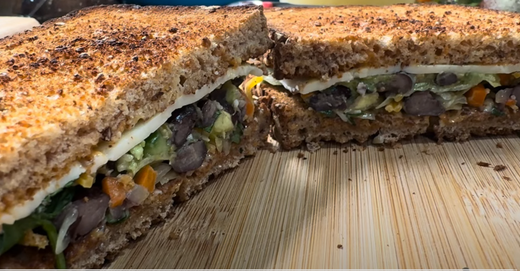 Black Bean Salad&nbsp;Sandwich