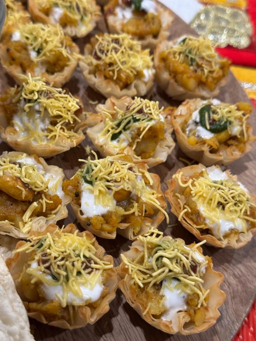 Phyllo Dough Cup Samosa&nbsp;Bites