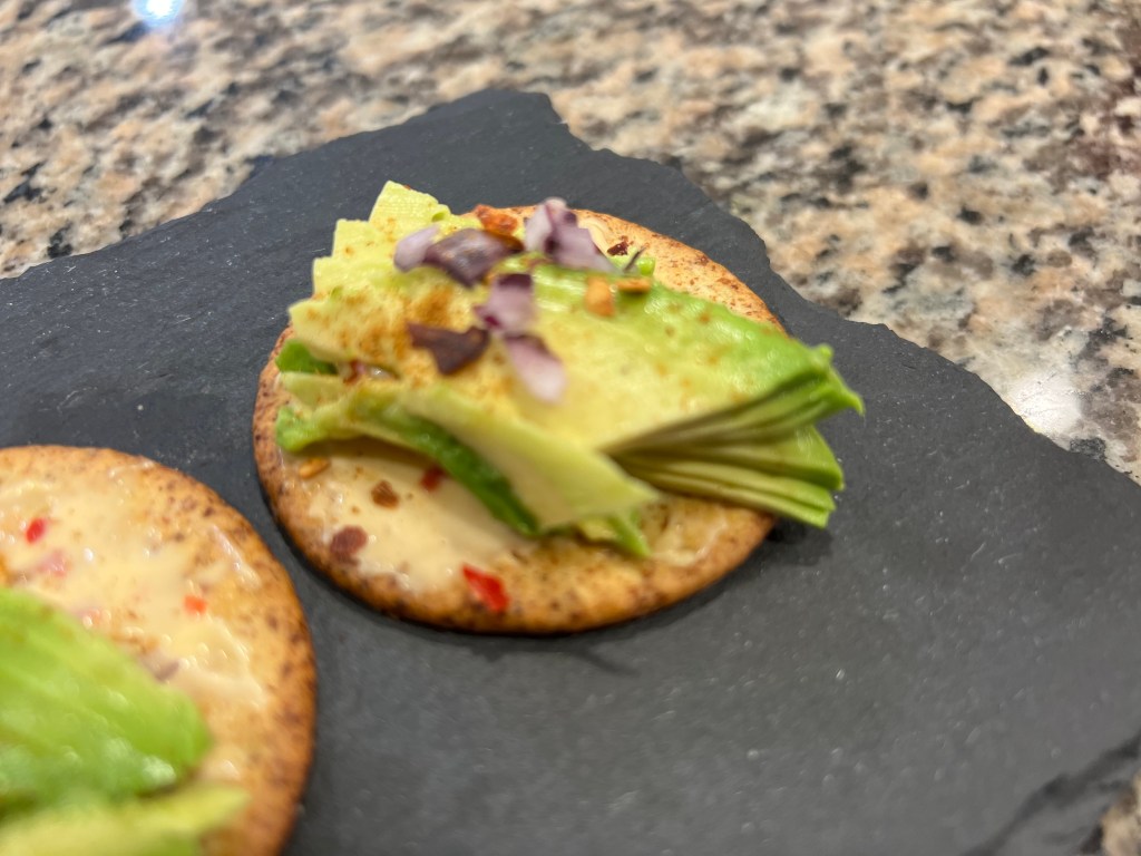Avocado Cracker Bites