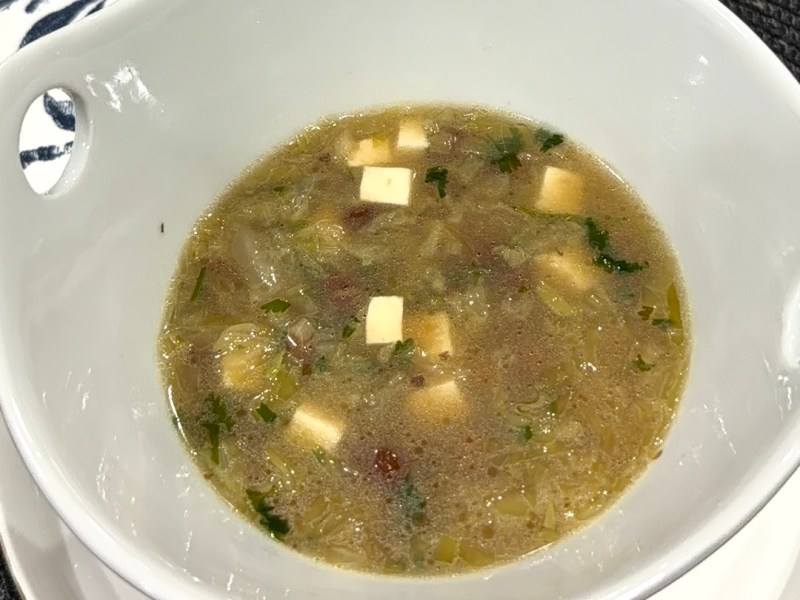 Kala Chana & Cabbage Soup with Ginger-Miso&nbsp;Broth