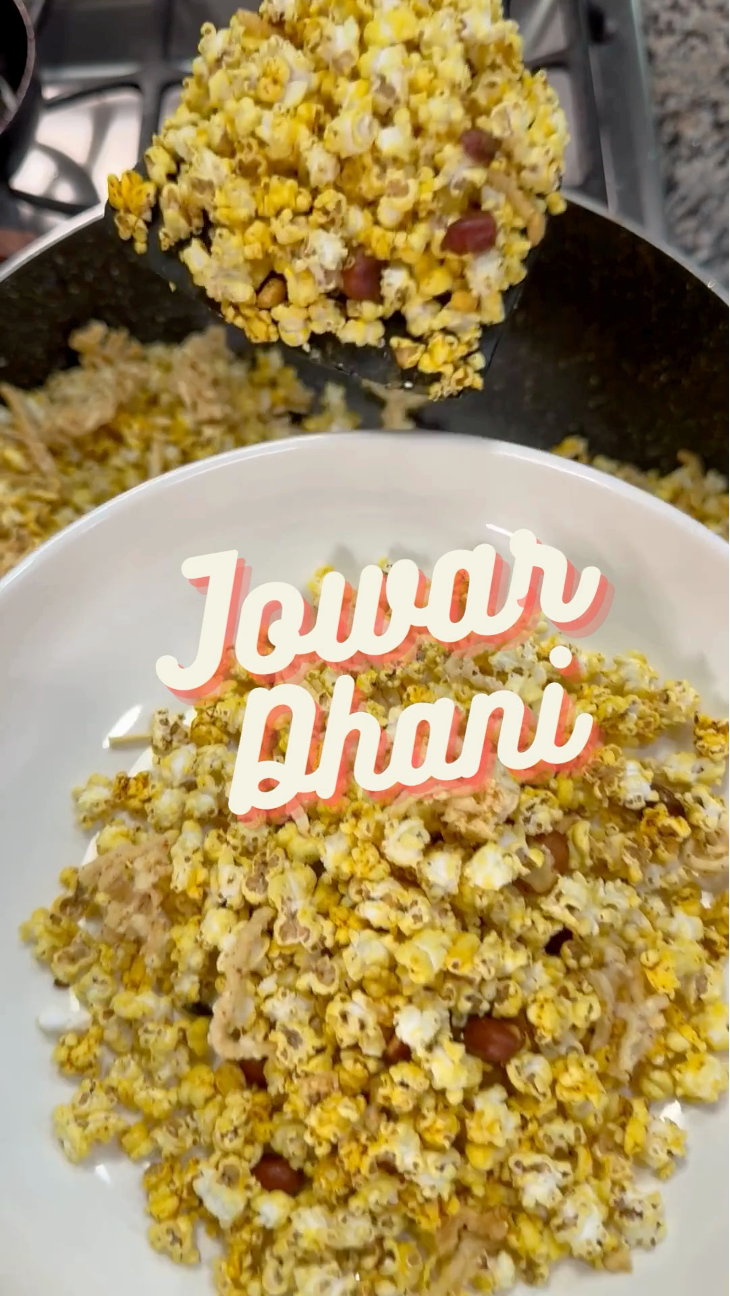 🌾 Jowar Dhani Chivda (Savory Puffed Sorghum&nbsp;Snack)